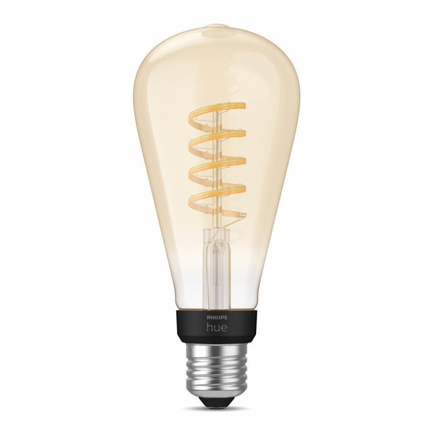 LED Ściemniana żarówka Philips Hue WHITE AMBIANCE ST72 E27/7W/230V 2200-4500K