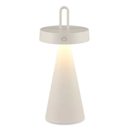 LED ściemnialna zewnętrzna ładowalna dotykowa lampa stołowa HALO LED/1,5W/3,7V 3000 mAh IP44 szara