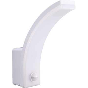 LED Ściemniana zewnętrzna lampa ścienna z czujnikiem ruchu i zmierzchu LED/12/15/20W/230V IP65 biała