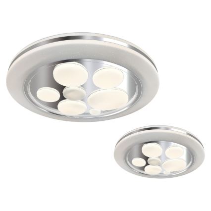 LED Ściemniane światło sufitowe BUBBLES LED/48W/230V + RC