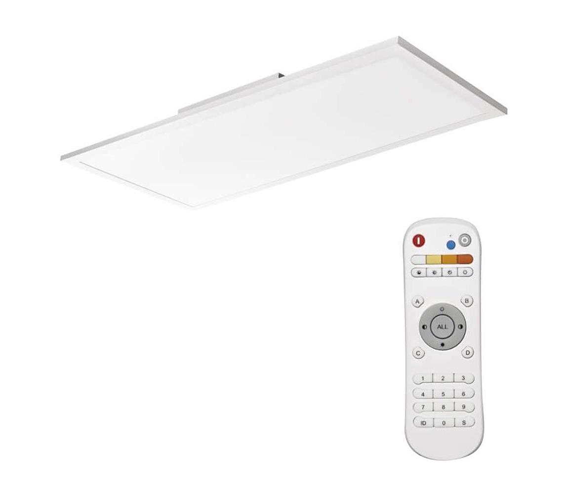 LED Ściemniany plafon LED/25W/230V + pilot prostokąt 2700K-6000K