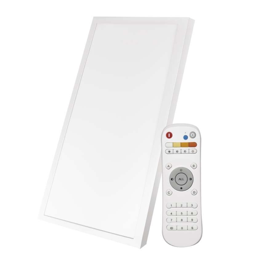LED Ściemniany plafon LED/25W/230V + pilot prostokąt 2700K-6000K