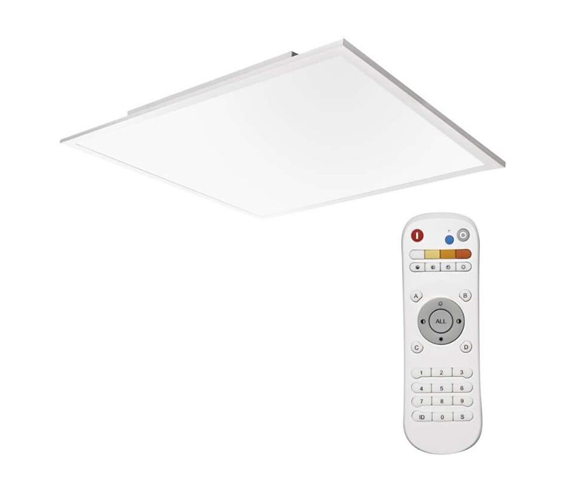 LED Ściemniany plafon LED/40W/230V + pilot kwadrat 2700K-6000K
