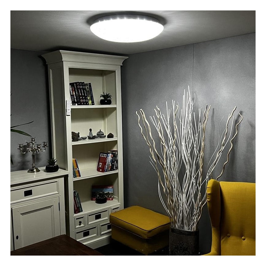 LED Ściemniany plafon LED/48W/230V 2700-6500K Wi-Fi Tuya + pilot
