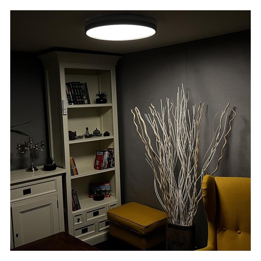 LED Ściemniany plafon LED/48W/230V 2700-6500K Wi-Fi Tuya + pilot