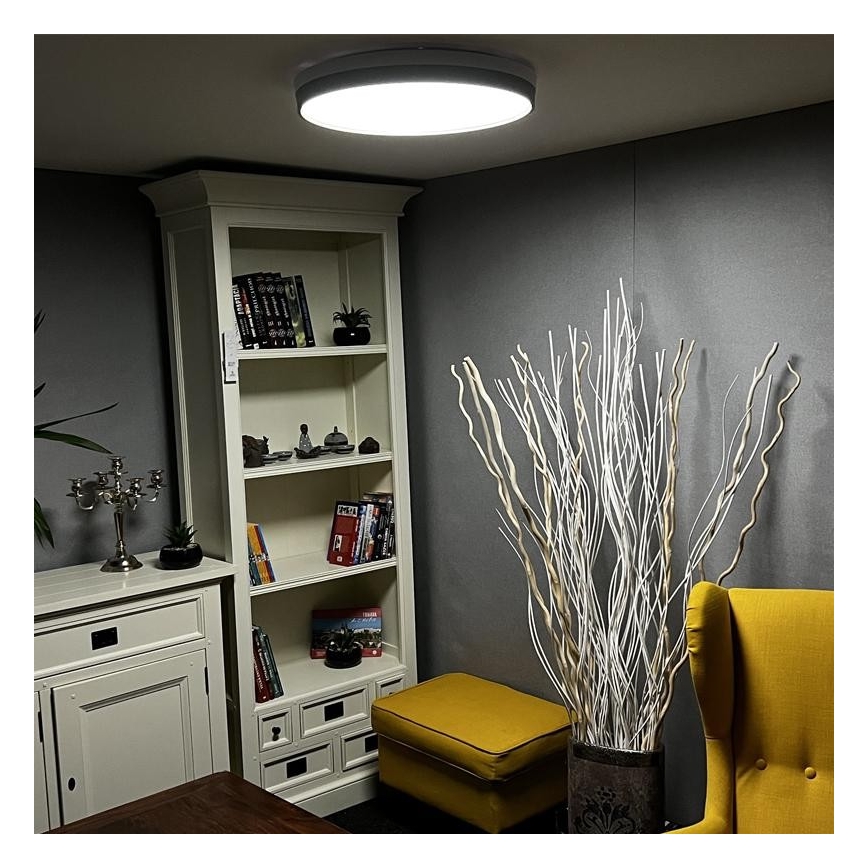 LED Ściemniany plafon LED/48W/230V 2700-6500K Wi-Fi Tuya + pilot