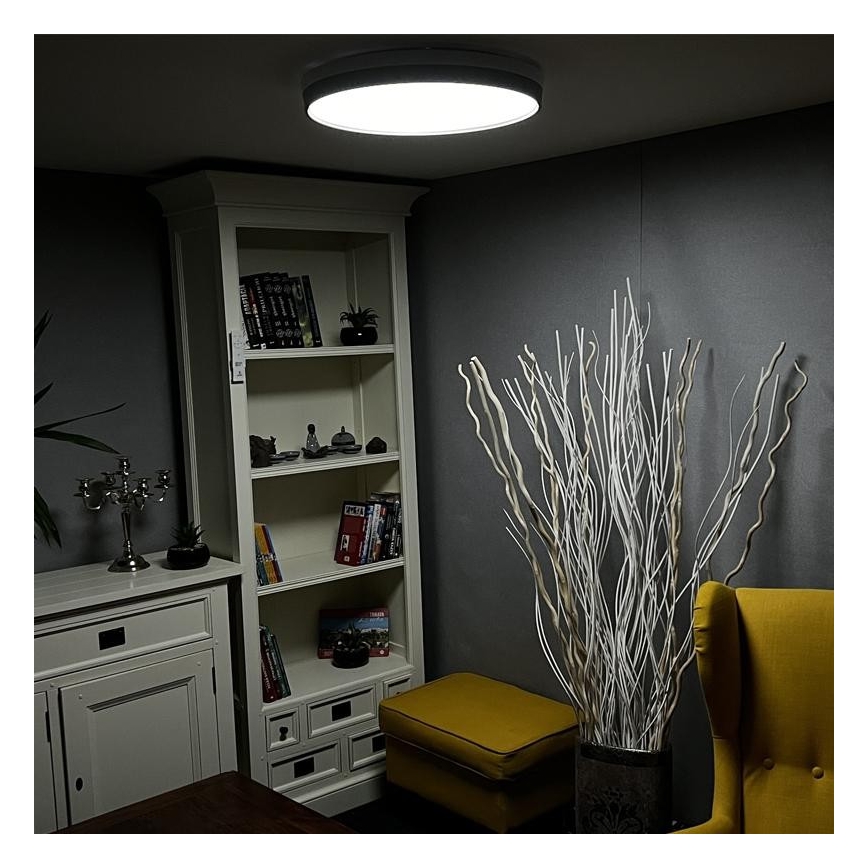 LED Ściemniany plafon LED/48W/230V 2700-6500K Wi-Fi Tuya + pilot