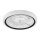 LED Ściemniany plafon z wentylatorem GEMMA LED/37W/230V biały + pilot zdalnego sterowania