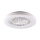 LED Ściemniany plafon z wentylatorem LIBYA LED/48W/230V 3000-6500K biały + pilot zdalnego sterowania