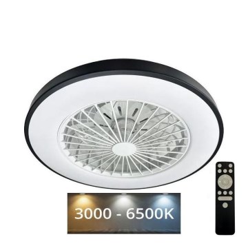 LED Ściemniany plafon z wentylatorem OPAL LED/48W/230V 3000-6500K + pilot zdalnego sterowania