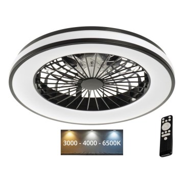 LED Ściemniany plafon z wentylatorem PLAVE LED/48W/230V 3000/4000/6500K + zdalne sterowanie