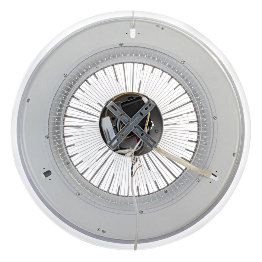 LED Ściemniany plafon z wentylatorem ZEPHYR LED/48W/230V 3000-6000K złoty + pilot