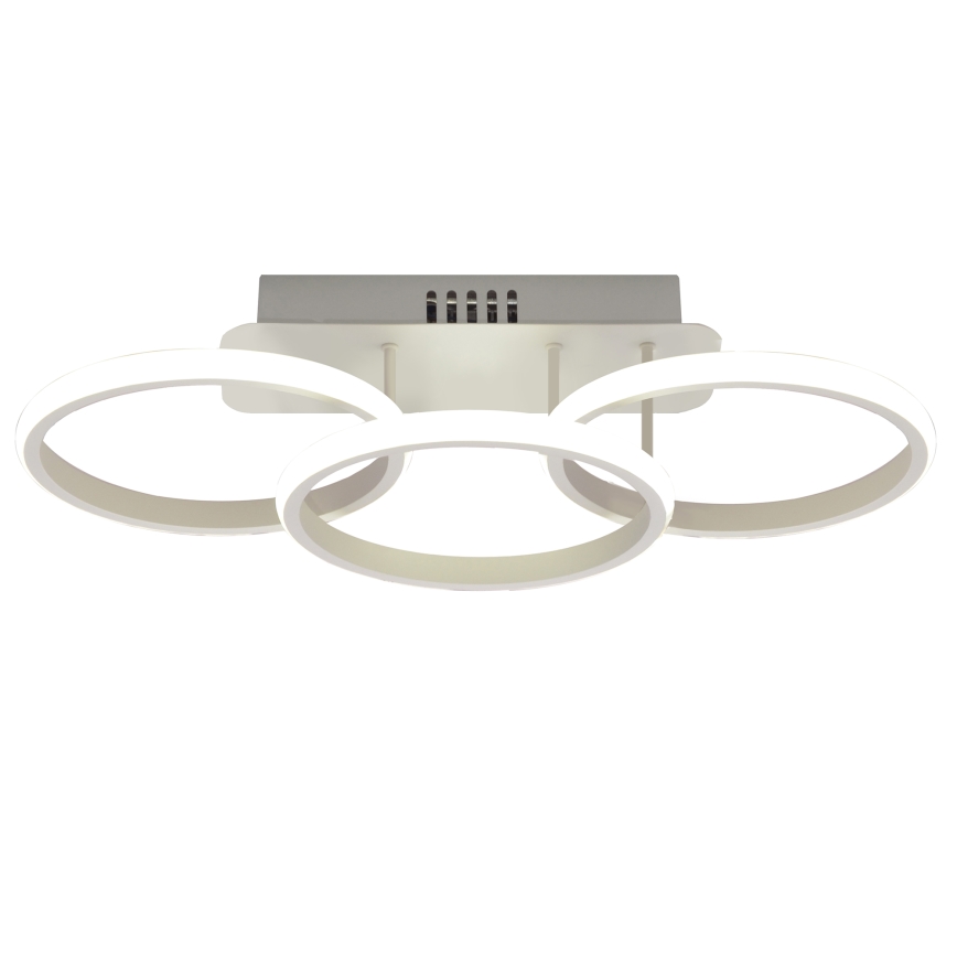 LED Ściemniany żyrandol natynkowy BARI LED/30W/230V biały