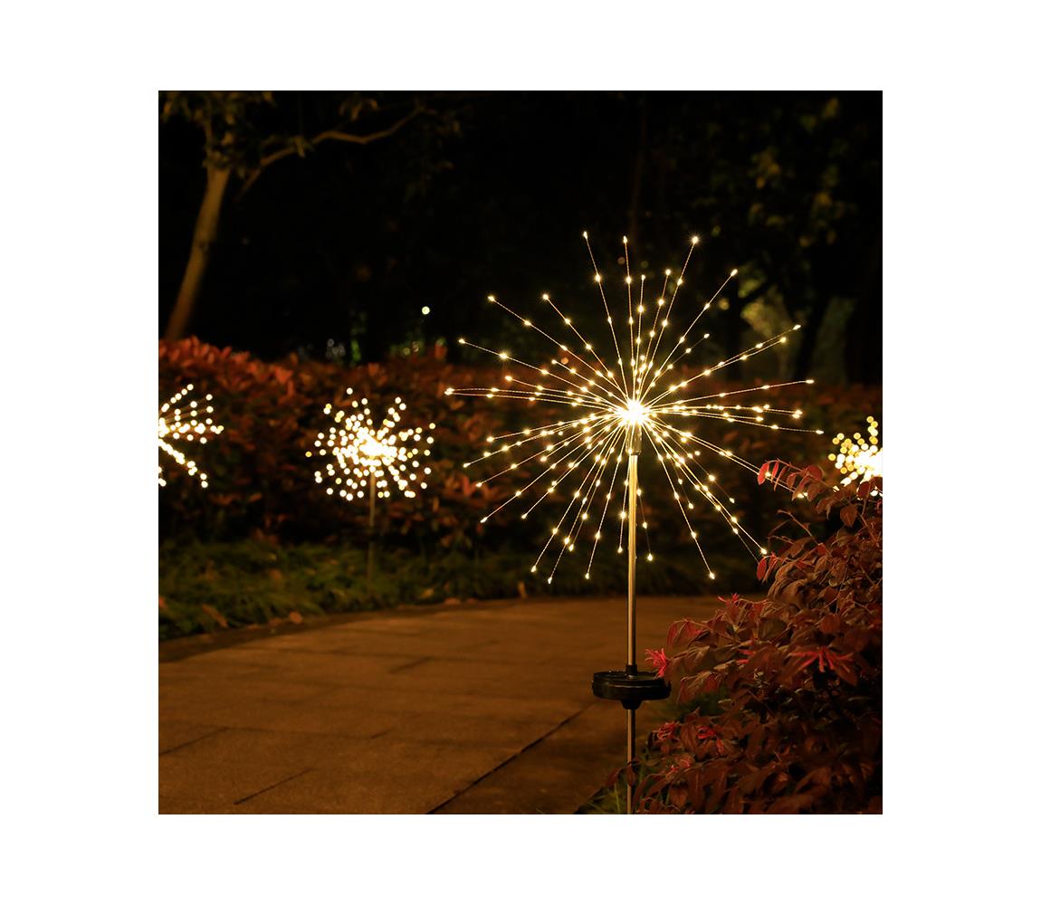 LED Solar Oświetlenie dekoracyjne 140xLED/1,2V 3000K 84 cm IP44