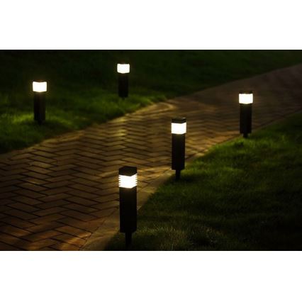 LED Solarna lampa MARTIN LED/1,2V 150 mAh IP44 czarna