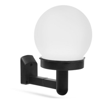LED Solarna lampa ścienna LED/1,2V 40mAh IP44 czarna