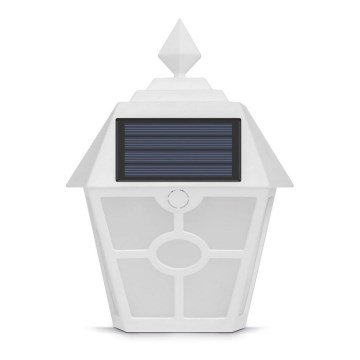 LED Solarna lampa ścienna LED/1,2V 600mAh IP44 biała