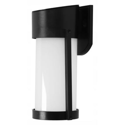 LED Solarna lampa ścienna LED/3,7V 300 mAh IP44 czarna