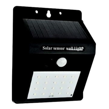LED Solarna lampa ścienna z czujnikiem LED/0,55W/3,7V 1200mAh 6500K IP65