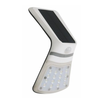 LED Solarna lampa ścienna z czujnikiem LED/2W/3,7V 1200 mAh IP65