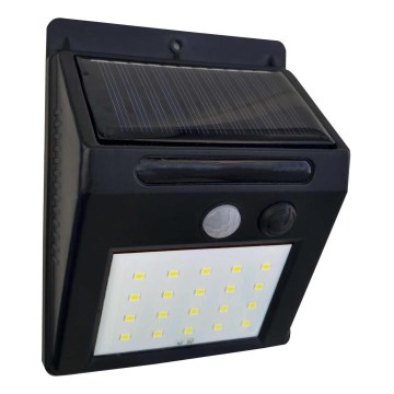 LED Solarna lampa ścienna z czujnikiem LED/3W/3,7V 1200 mAh IP44