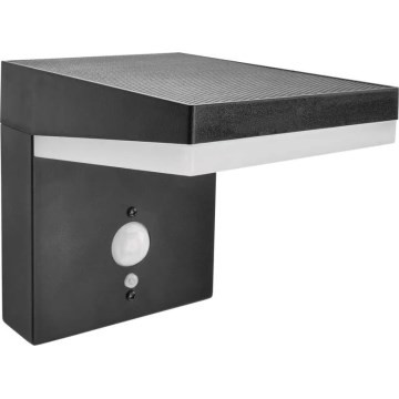 LED Solarna lampa ścienna z czujnikiem LED/4,4W/3,7V 2200 mAh IP44
