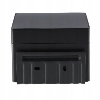 LED solarna lampa ścienna z czujnikiem LED/5W/3,7V 2000 mAh IP44 czarna