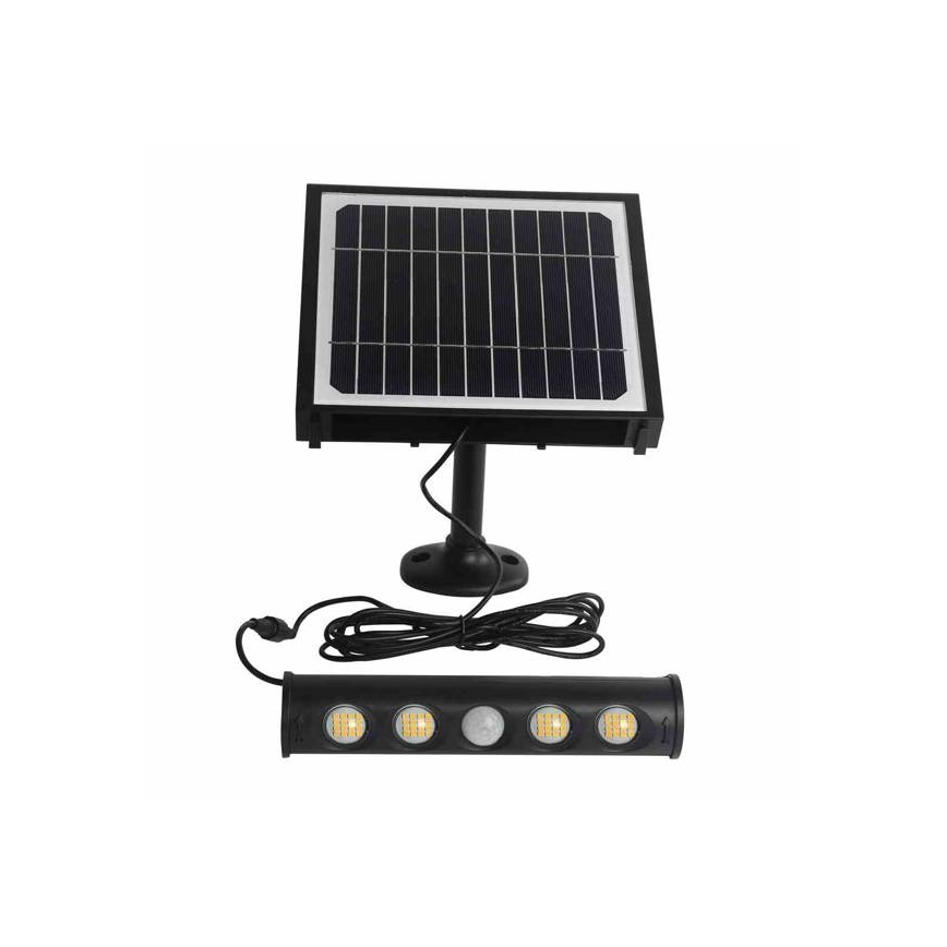 LED Solarna lampa ścienna z czujnikiem LED/8W/3,7V 4000 mAh 4000K IP65
