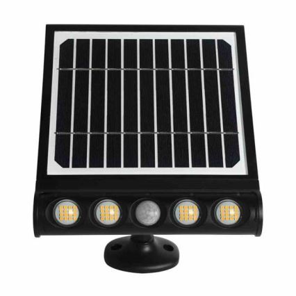 LED Solarna lampa ścienna z czujnikiem LED/8W/3,7V 4000 mAh 4000K IP65