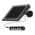 LED Solarna lampa ścienna z czujnikiem ruchu i zmierzchu LED/8W/3,7V 4000 mAh 4000K IP65
