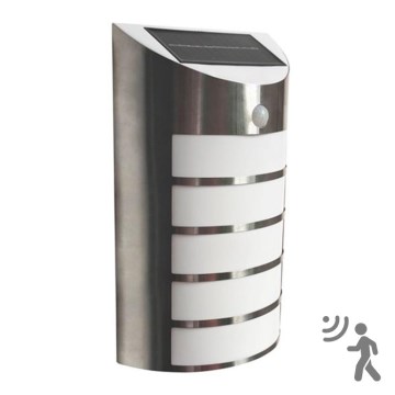 LED Solarna lampa ścienna z czujnikiem SAFFO LED/3,7V 2000 mAh IP44