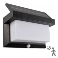 LED Solarna lampa ścienna z czujnikiem TONY LED/3,7V 1800 mAh IP44