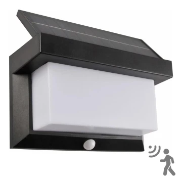 LED Solarna lampa ścienna z czujnikiem TONY LED/3,7V 1800 mAh IP44