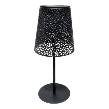 LED Solarna lampa stołowa LUVETRA LED/1xAA 4000K IP44 200 mAh czarna