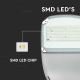 LED Ściemnialna solarna lampa uliczna SAMSUNG CHIP LED/50W/6,4V 4000K IP65 + pilot zdalnego sterowania