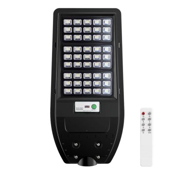LED Solarna lampa uliczna VIA 100W/10000 mAh 3,2V 6000K IP65 + pilot zdalnego sterowania