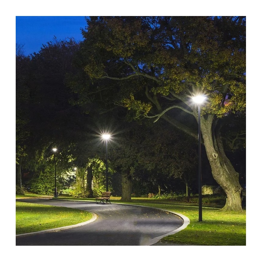 LED Solarna lampa uliczna z czujnikiem LED/10W/3,2V 6500K IP65 25000 mAh + zdalne sterowanie
