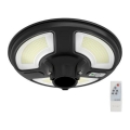 LED Solarna lampa uliczna z czujnikiem LED/10W/3,2V IP65 4000K 15000 mAh + zdalne sterowanie