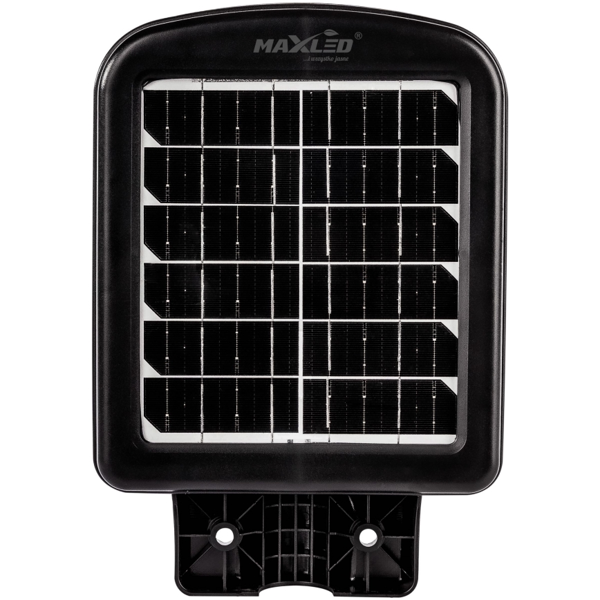LED Ściemnialna solarna lampa uliczna z czujnikiem LED/150W/6V 6500K IP65 czarny + zdalne sterowanie