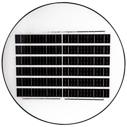 LED Ściemnialna solarna lampa uliczna z czujnikiem LED/15W/6V 11000 mAh 6500K IP65 czarny + zdalne sterowanie