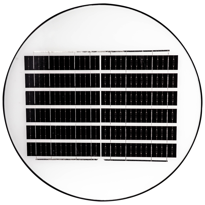 LED Ściemnialna solarna lampa uliczna z czujnikiem LED/15W/6V 11000 mAh 6500K IP65 czarny + zdalne sterowanie