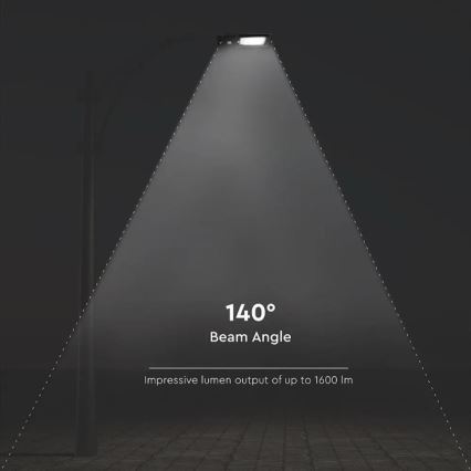 LED Solarna lampa uliczna z czujnikiem LED/15W/7,4V 6000K IP65 10800 mAh