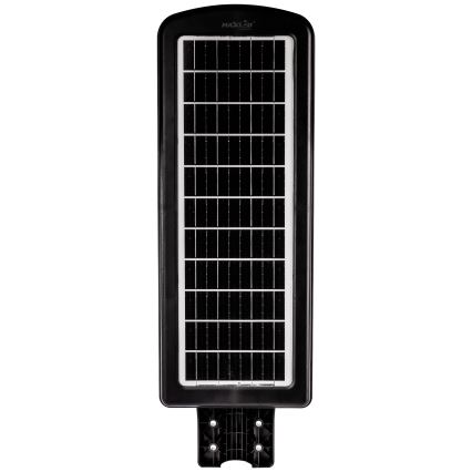LED Ściemnialna solarna lampa uliczna z czujnikiem LED/300W/6V 6500K IP65 czarny + zdalne sterowanie