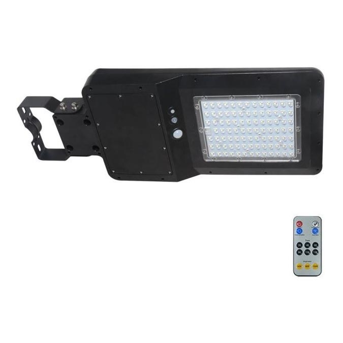 LED Solarna lampa uliczna z czujnikiem LED/40W/9,6V IP65 6000K 12000 mAh + zdalne sterowanie