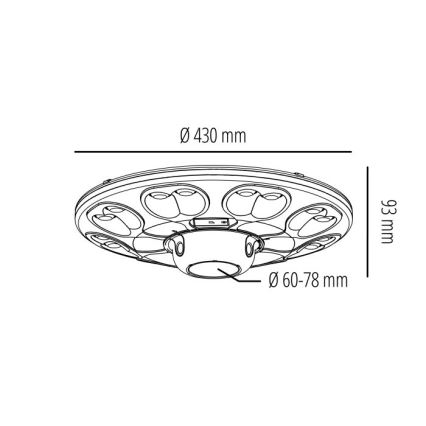 Solarna lampa uliczna LED z czujnikiem LUVIA LED/15W/3,2V 6500K IP54 5400 mAh + zdalne sterowanie
