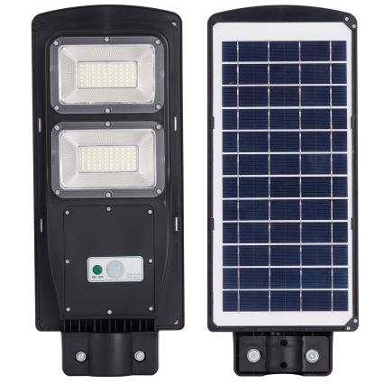 LED Solarna lampa uliczna z czujnikiem STREET 2xLED/6W/3,2V 12000 mAh IP65 + zdalne sterowanie
