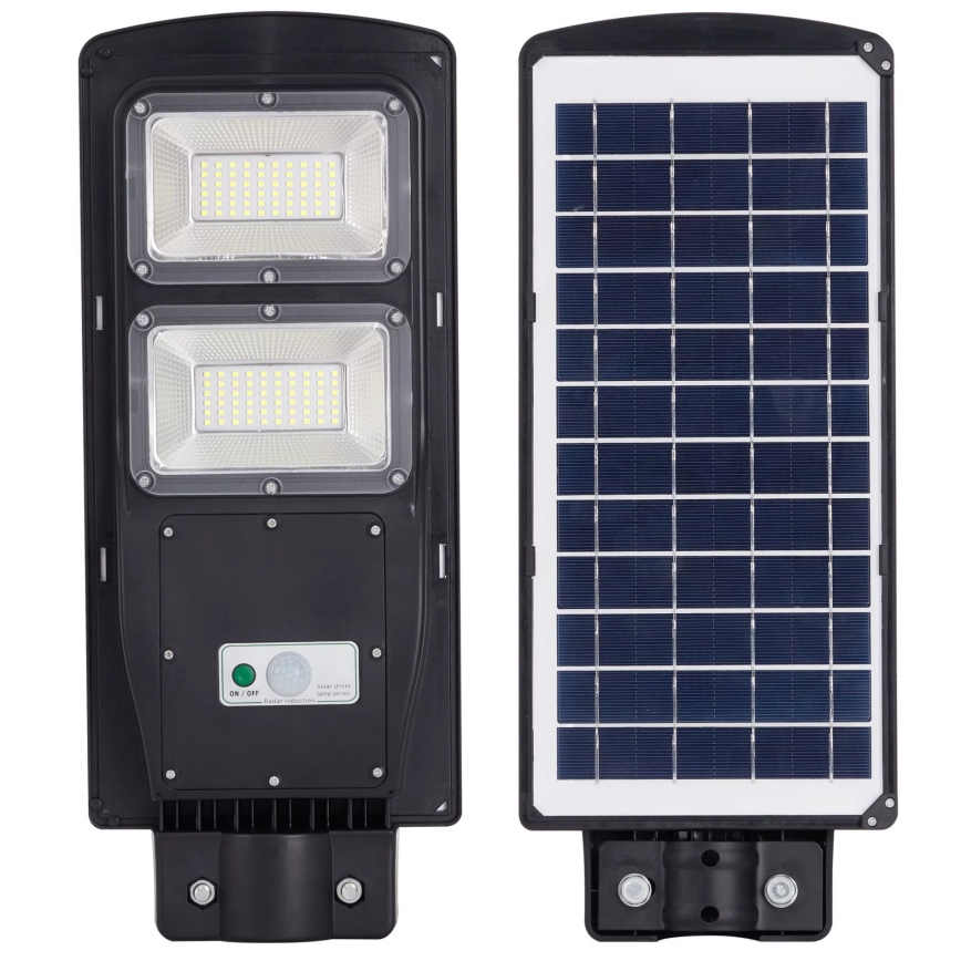 LED Solarna lampa uliczna z czujnikiem STREET 2xLED/6W/3,2V 12000 mAh IP65 + zdalne sterowanie
