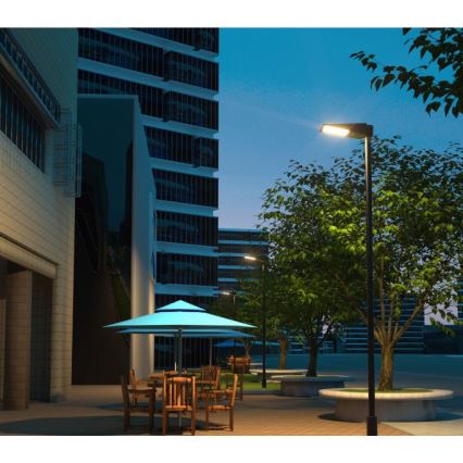 Ściemniаlna solarna lampa uliczna LED z czujnikiem STREET LED/30W/9,6V 3000/4000K 6000 mAh IP65 + pilot zdalnego sterowania