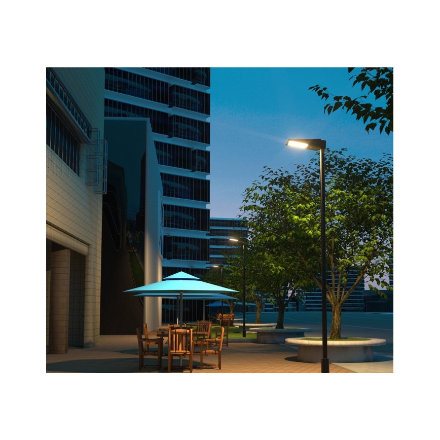 Ściemniаlna solarna lampa uliczna LED z czujnikiem STREET LED/30W/9,6V 3000/4000K 6000 mAh IP65 + pilot zdalnego sterowania