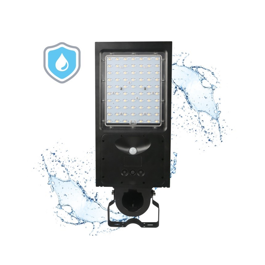 Ściemniаlna solarna lampa uliczna LED z czujnikiem STREET LED/30W/9,6V 3000/4000K 6000 mAh IP65 + pilot zdalnego sterowania